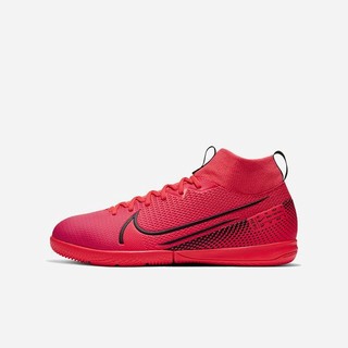 Ghete Fotbal Nike Jr. Mercurial Superfly 7 Academy IC Indoor/Court Fete Rosii Negrii | BSZN-94382
